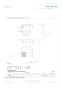 74AUP1G98GN Datasheet Page 19