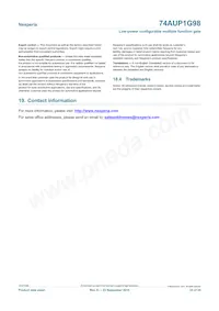 74AUP1G98GN Datasheet Page 23