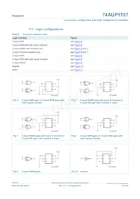 74AUP1T57GF Datasheet Page 4