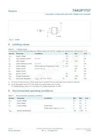 74AUP1T57GF Datasheet Page 5