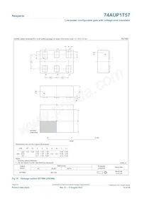 74AUP1T57GF Datasheet Page 13