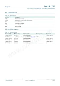 74AUP1T58GN Datasheet Page 17