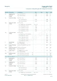 74AUP1T97GS Datasheet Page 8