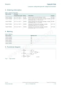 74AUP1T98GN Datasheet Page 2