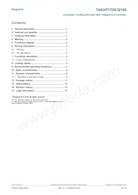 74AUP1T98GW-Q100H Datasheet Page 14