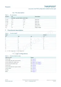 74AUP2G57DPJ Datasheet Page 4