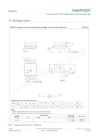 74AUP2G57DPJ Datasheet Page 15