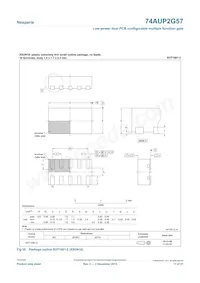 74AUP2G57DPJ Datasheet Pagina 17