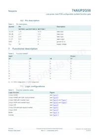 74AUP2G58DPJ Datasheet Page 4