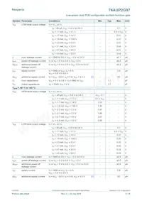 74AUP2G97DPJ Datasheet Page 6
