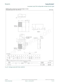 74AUP2G97DPJ Datasheet Page 13