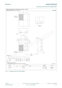 74AUP3G0434GTX數據表 頁面 13