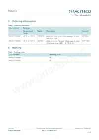 74AVC1T1022DPJ Datasheet Page 2