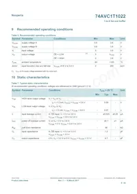 74AVC1T1022DPJ Datasheet Page 6
