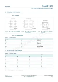 74AXP1G57GNH Datasheet Page 3