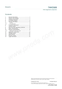 74HC688DB Datasheet Pagina 16