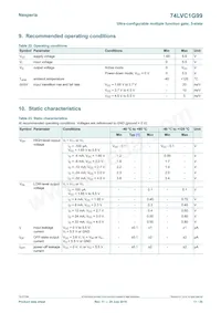 74LVC1G99GD Datasheet Page 11