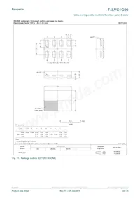 74LVC1G99GD Datasheet Pagina 22