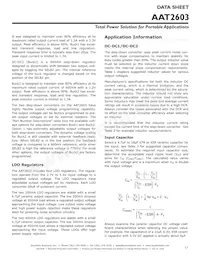 AAT2603INJ-1-T1數據表 頁面 17