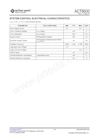 ACT8600QJ162-T 데이터 시트 페이지 16