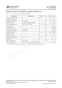 ACT8600QJ162-T Datasheet Pagina 18