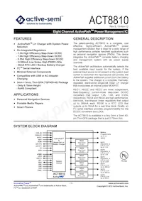 ACT8810QJ50F-T Datasheet Cover