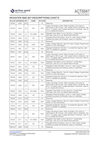 ACT8847QM171-T Datasheet Page 13