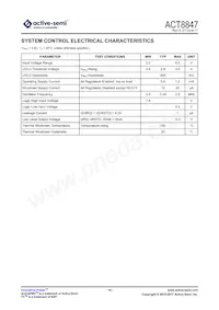 ACT8847QM171-T Datasheet Page 16