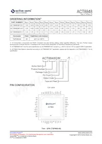 ACT8848QM201-T Datasheet Page 4