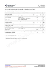 ACT8890Q4I234-T Datasheet Pagina 13