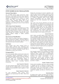 ACT8890Q4I234-T Datasheet Pagina 23