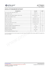 ACT8891Q4I133-T Datasheet Page 7