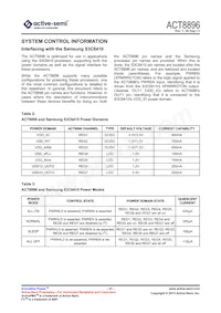 ACT8896Q4I133-T Datasheet Page 21