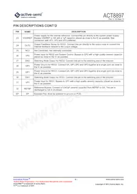 ACT8897Q4I11C-T Datasheet Page 6