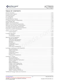 ACT8930QJ134-T Datasheet Page 2