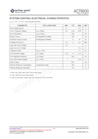 ACT8930QJ134-T Datasheet Page 14