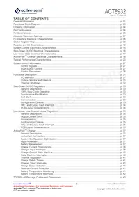 ACT8932QJ133-T Datasheet Page 2