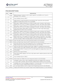 ACT8932QJ133-T Datasheet Page 5