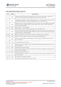 ACT8932QJ133-T Datasheet Page 6