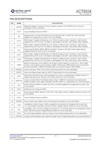 ACT8934QJ333-T Datasheet Pagina 5