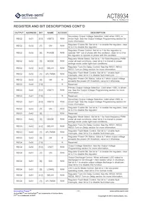 ACT8934QJ333-T Datasheet Pagina 11