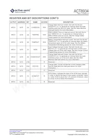 ACT8934QJ333-T Datasheet Page 14