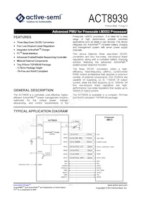 ACT8939 Datenblatt Cover