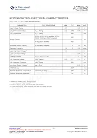 ACT8942QJ233-T Datasheet Pagina 15