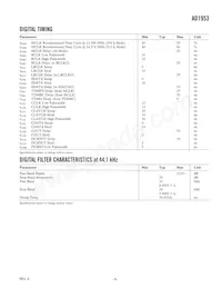 AD1953YSTZRL7 Datasheet Page 5