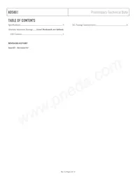 AD5801BCPZ-REEL7 Datasheet Page 2