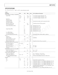 AD7147A-1ACBZ500R7 Datasheet Page 3