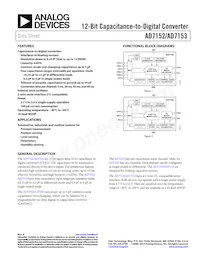 AD7153BRMZ-REEL Datasheet Cover