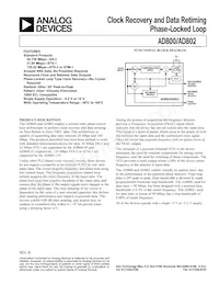 AD800-52BRZRL Datasheet Cover