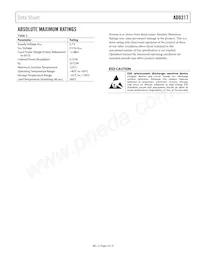 AD8317ACPZ-R7 Datasheet Page 5